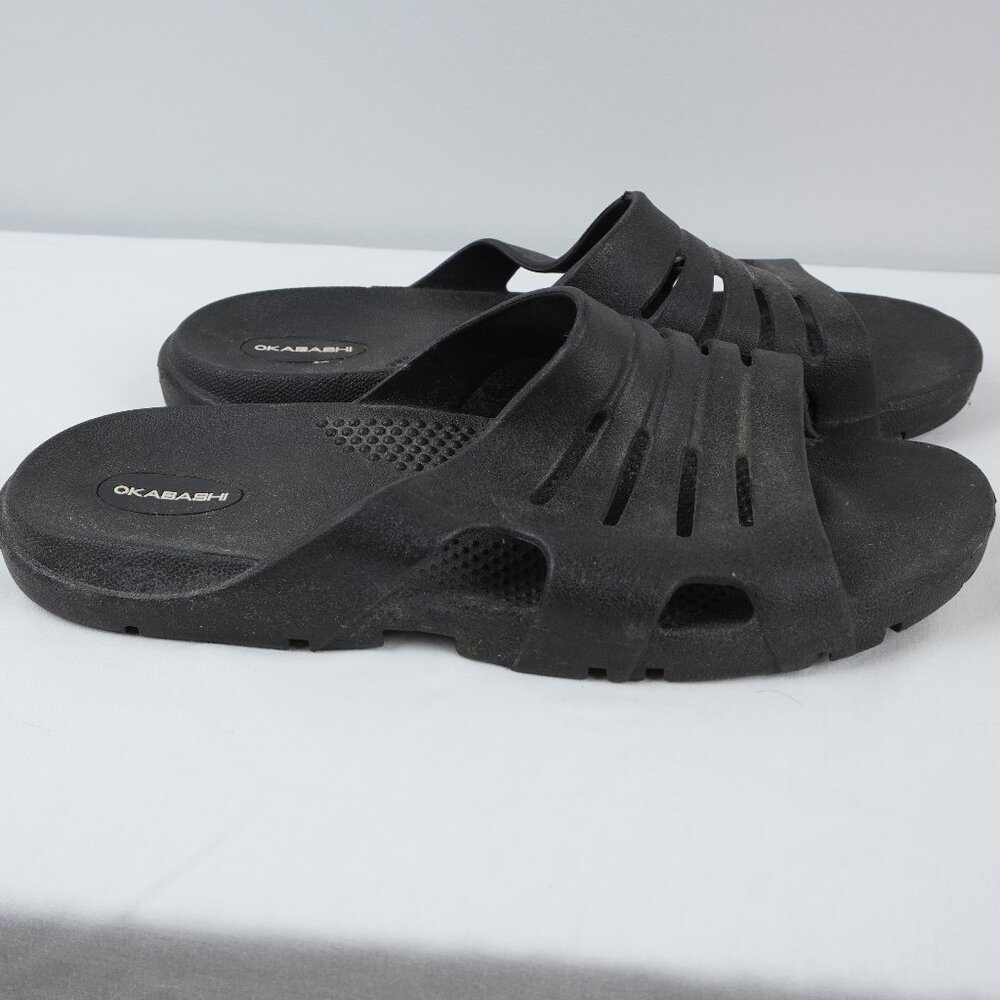 Okabashi Eurosport Unisex Black‎ Sandals Size LL Men's 9/10 Women's 11/12